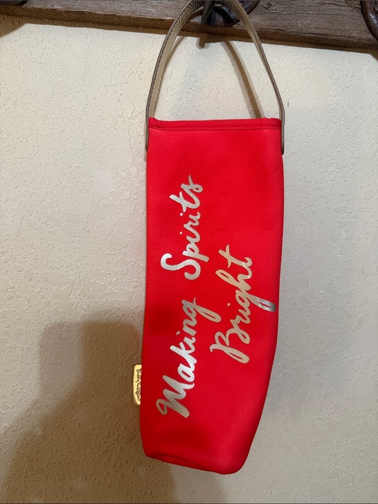 Lilly Pulitzer Other - Lilly Pulitzer Red 'Making Spirits Bright' Wine Tote